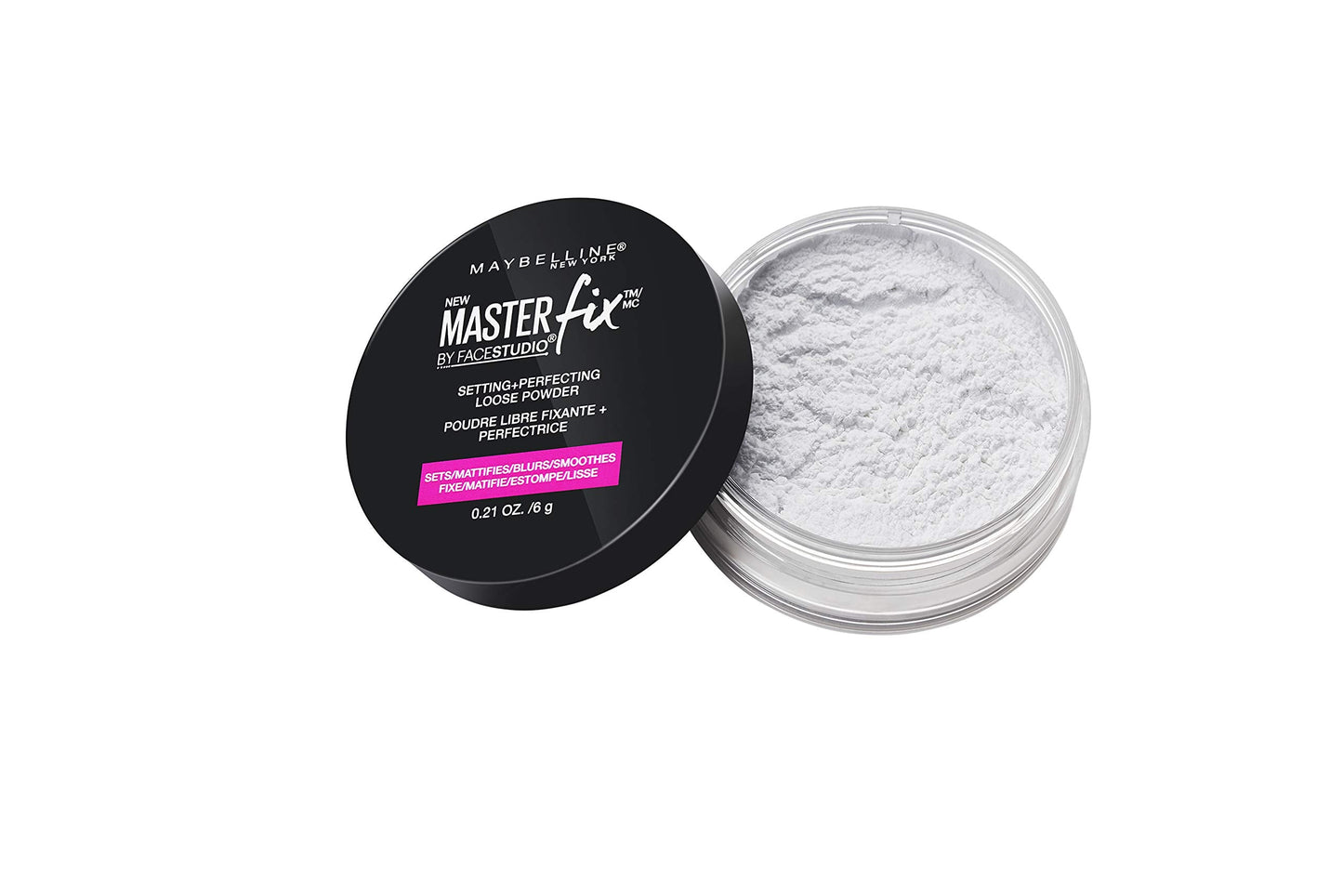Maybelline Facestudio Lasting Fix Setting + Perfecting Loose Powder Makeup, All Day Matte Wear, Minimizes Shine, Sets Foundation Makeup, Translucent Beauty & Personal Care MAYBELLINE