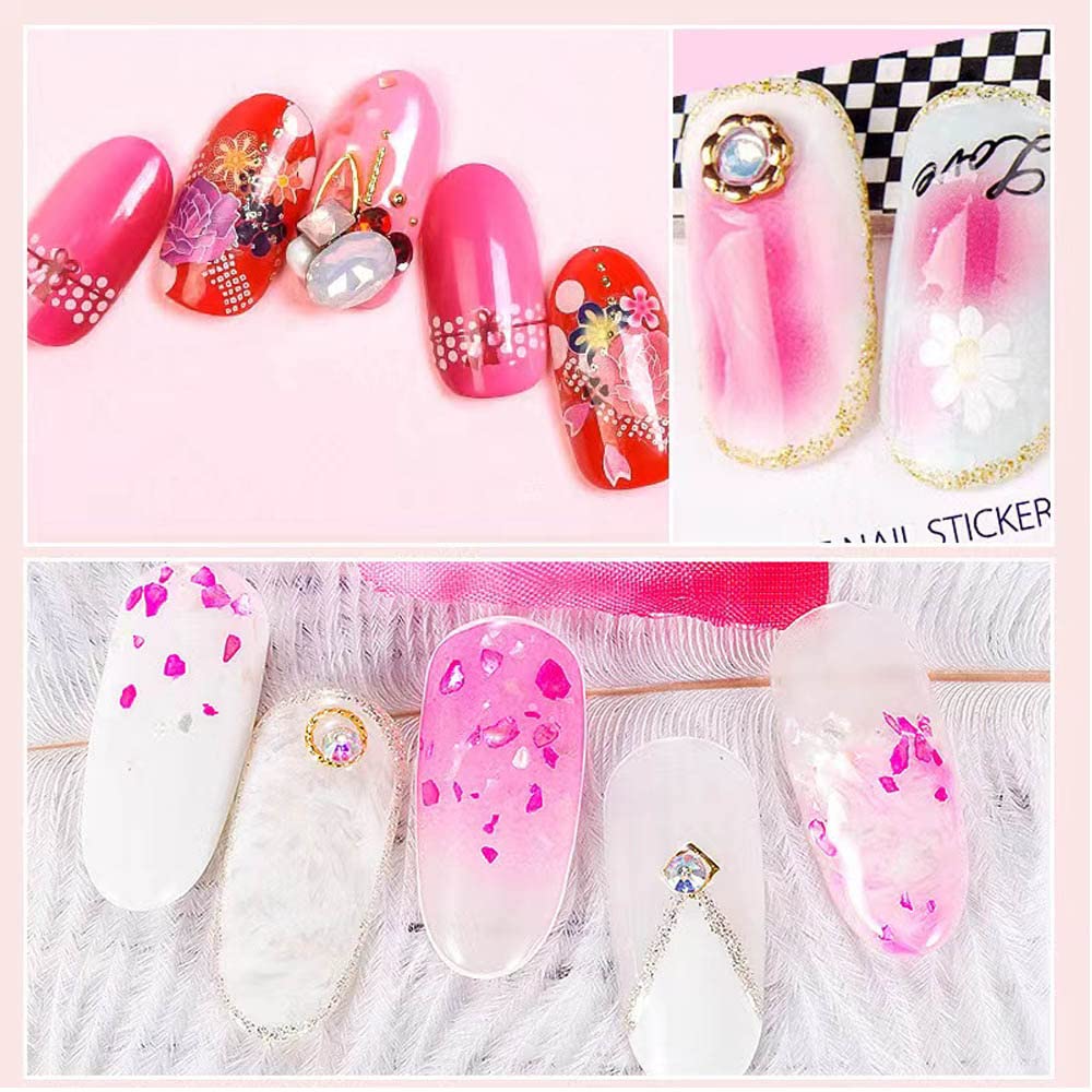 Nail Gradient Sponge Pen, ForSewian Double Head Nail Painting Brush with 20 Pieces Replacement Head for Nail Art Design Beauty & Personal Care ForSewian