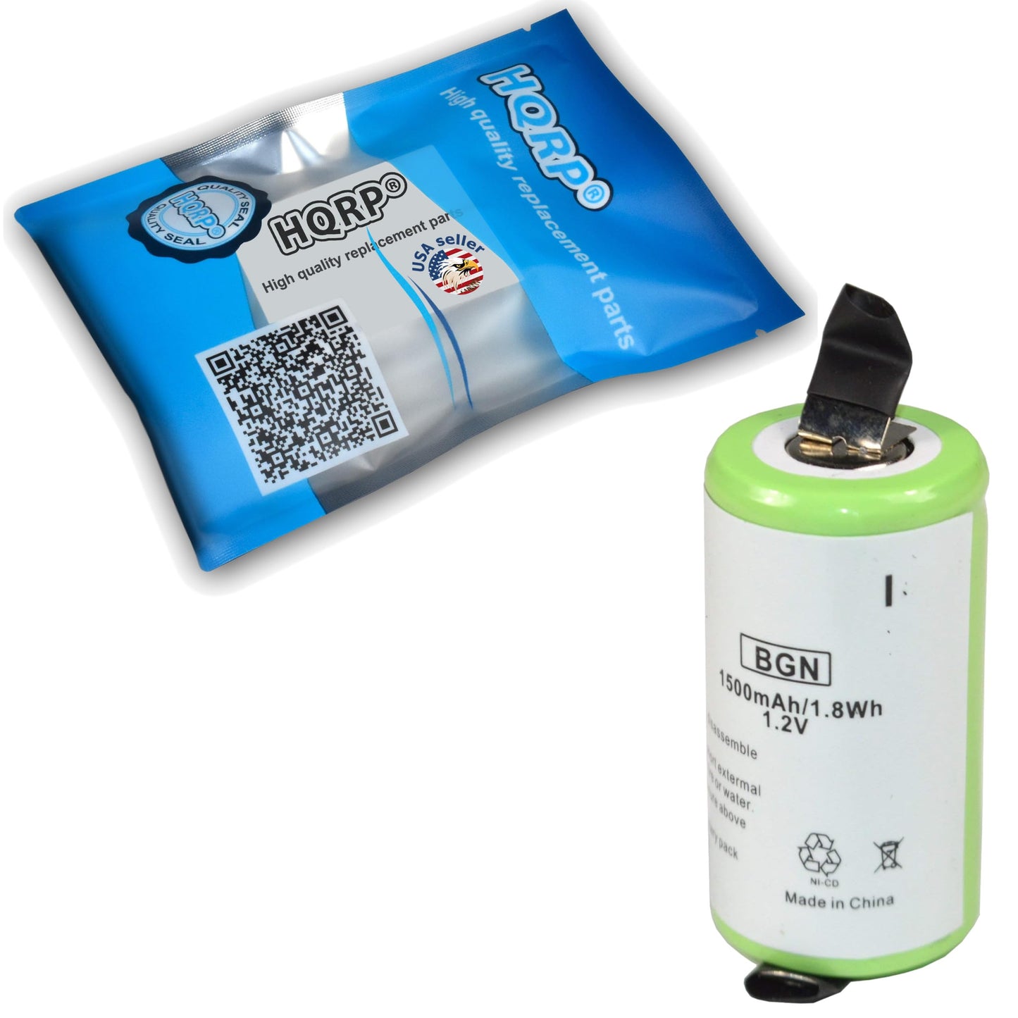 HQRP Battery Compatible with Wahl 00745-302 745-302 7367-400 9877 9879 8900 8061 7070 7353 7045 7030 7037 7355 5-Star Shaver Trimmer Beauty and Personal Care HQRP
