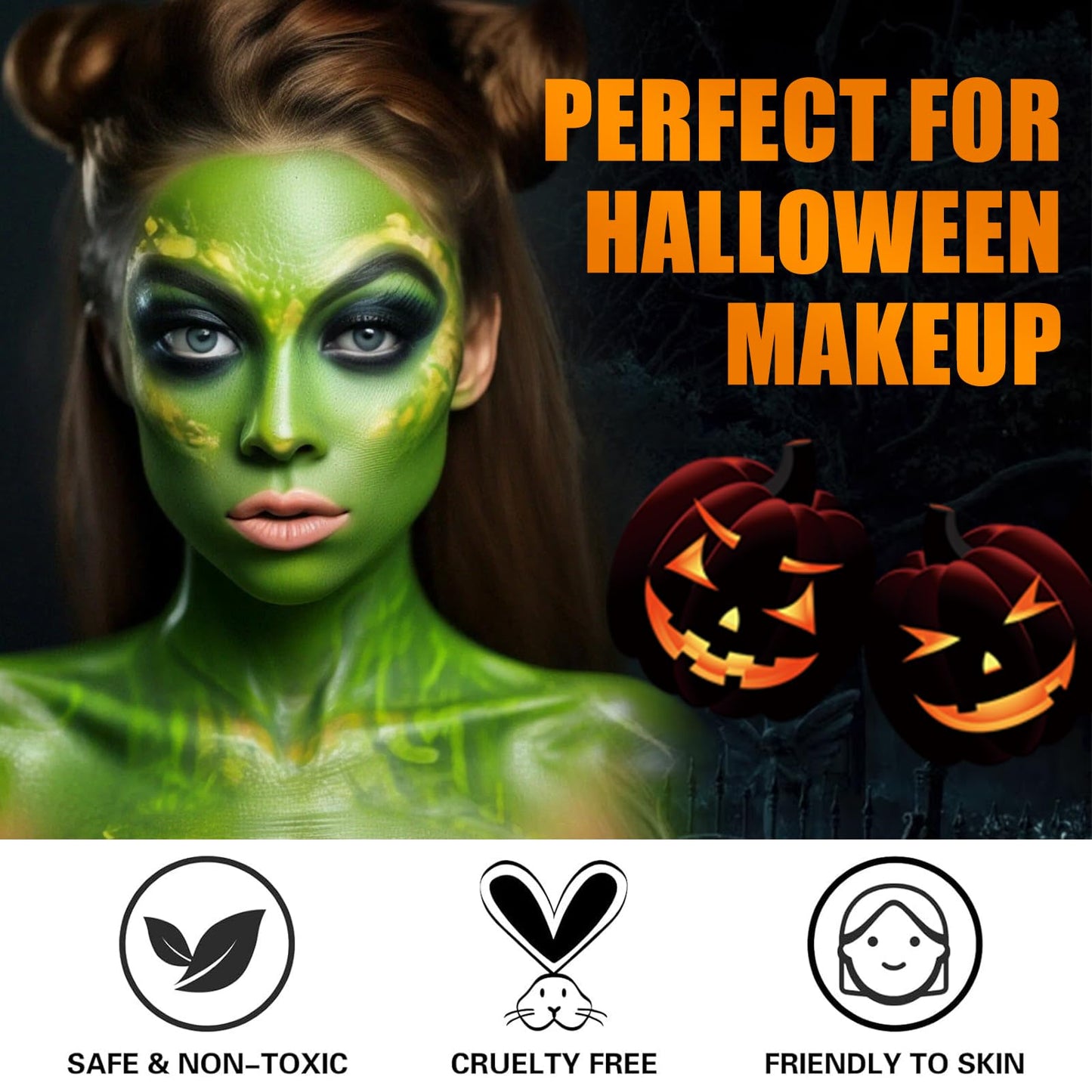 Green Face Paint Kit Beauty & Personal Care obullights