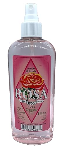Crusellas Legitima Kolonia 1800 Rosa (Rose) Pump Spray Cologne (8 Fl. Oz.) Beauty & Personal Care Crusellas