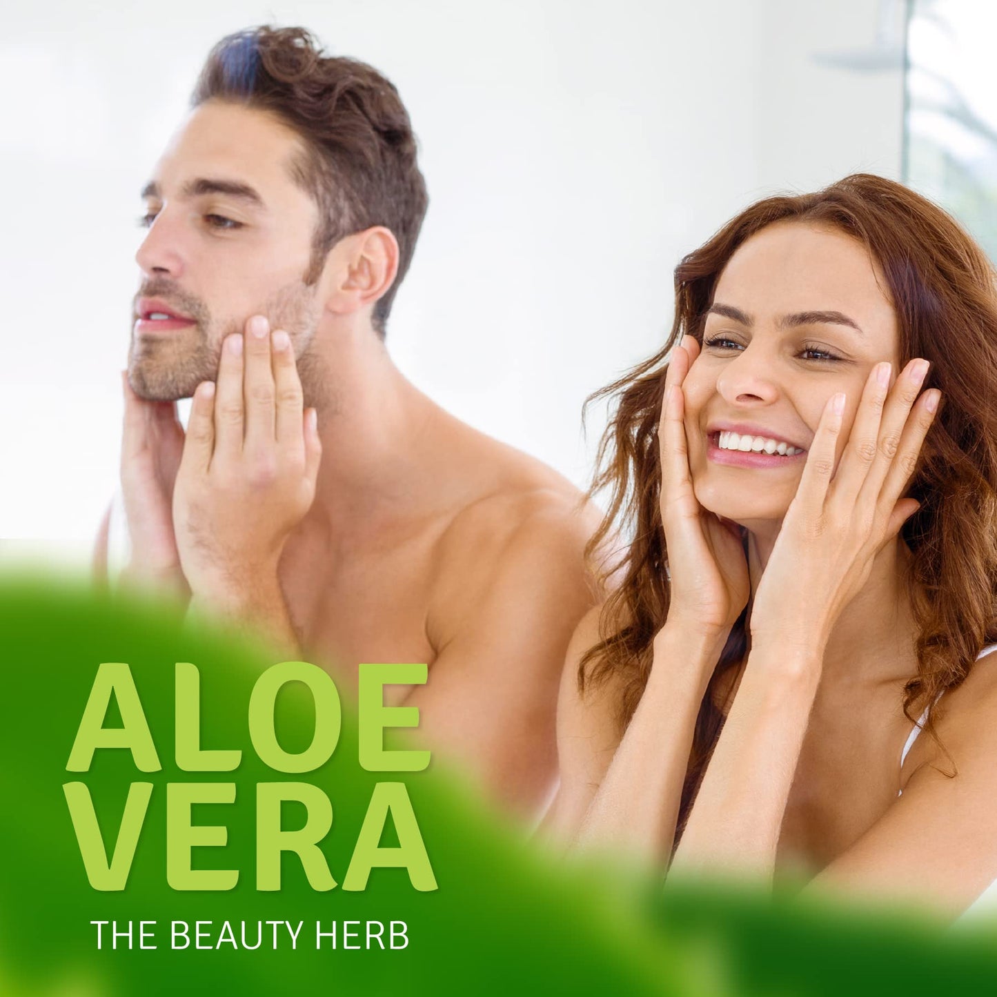 Aloe Life - Skin Gel & Herbs Ultimate Skin Treatment, 99% Certified Organic Whole Leaf Aloe Vera, Vitamins C, A, & E, Head-to-Toe Skin Care Support Beauty & Personal Care Aloe Life
