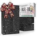 Bossman 3-Pack 4-in-1 Charcoal Soap Bar (4 oz) - Bar Soap for Men - All-Natural Beard Wash, Shampoo, Body Wash & Shaving Solution - Eucalyptus & Tea Beauty & Personal Care Bossman