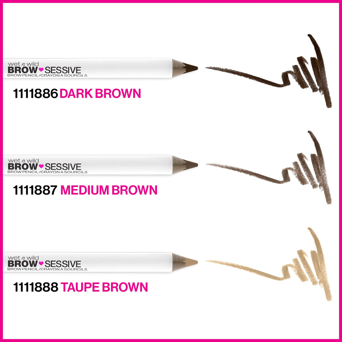 wet n wild Brow-Sessive Brow Pencil, Ultra-Precise Dual Ended Spoolie Brush for Perfect Buildable Blendable Shaping, Natural Lasting Shades for Every… Beauty & Personal Care wet n wild