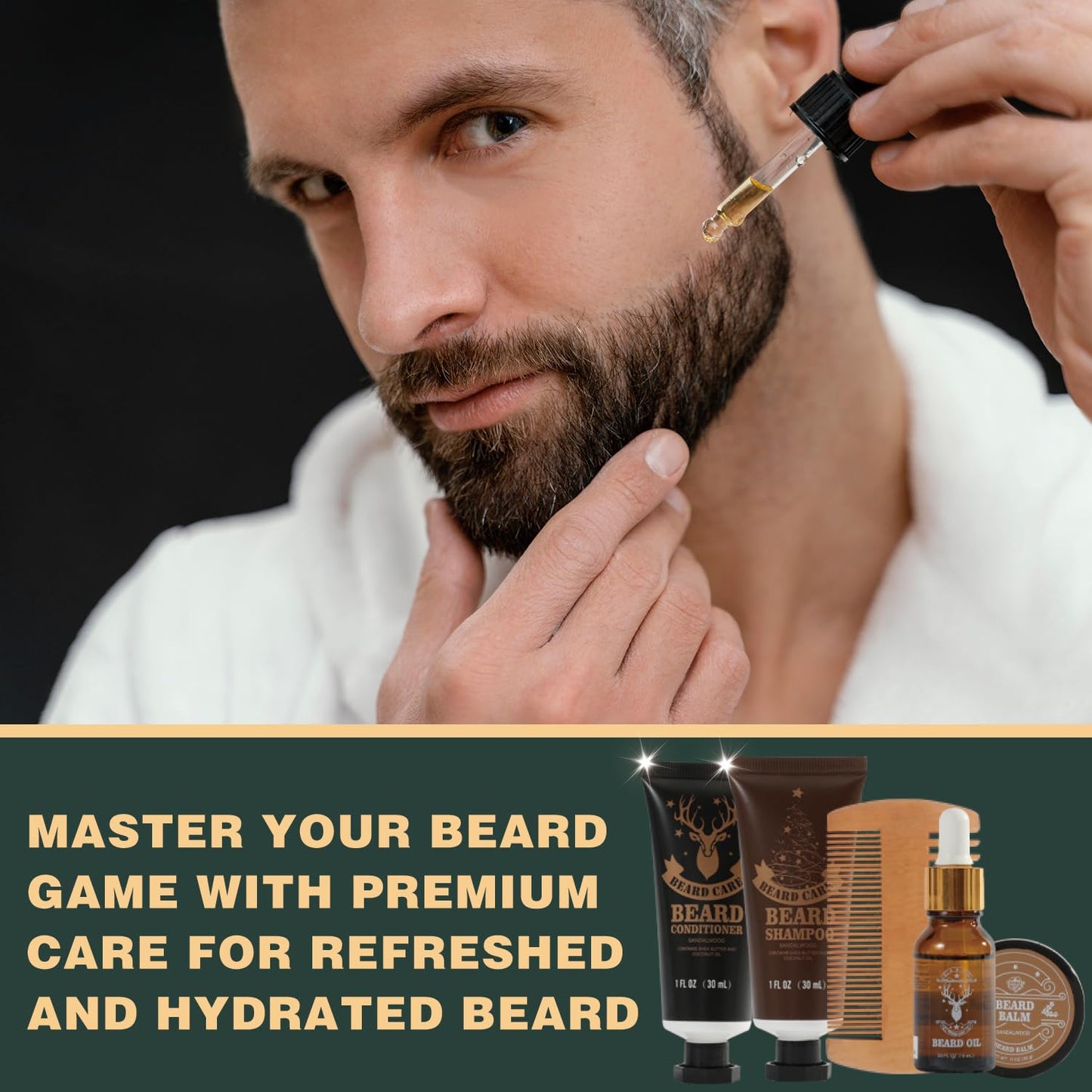 BODY & EARTH 2025 Advent Calendar for Men Christmas Holiday Gifts 24 Days of Countdown Calendar, Advent Beauty Calendar 2025 Adult 24PCS Beard Care Beauty and Personal Care BODY & EARTH