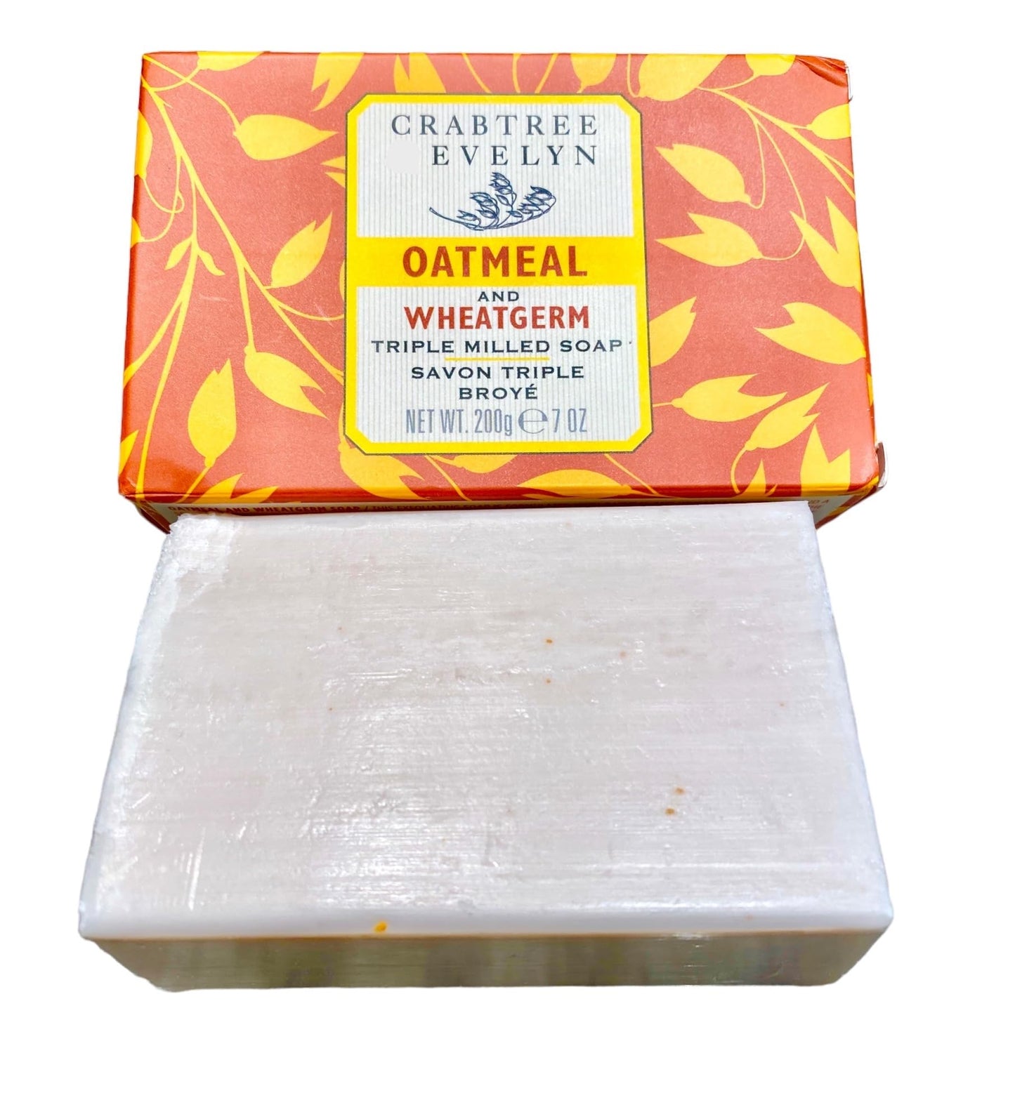 Crabtree & Evelyn Oatmeal & Wheatgerm Triple Milled Soap Bar 7 oz Beauty & Personal Care Crabtree & Evelyn