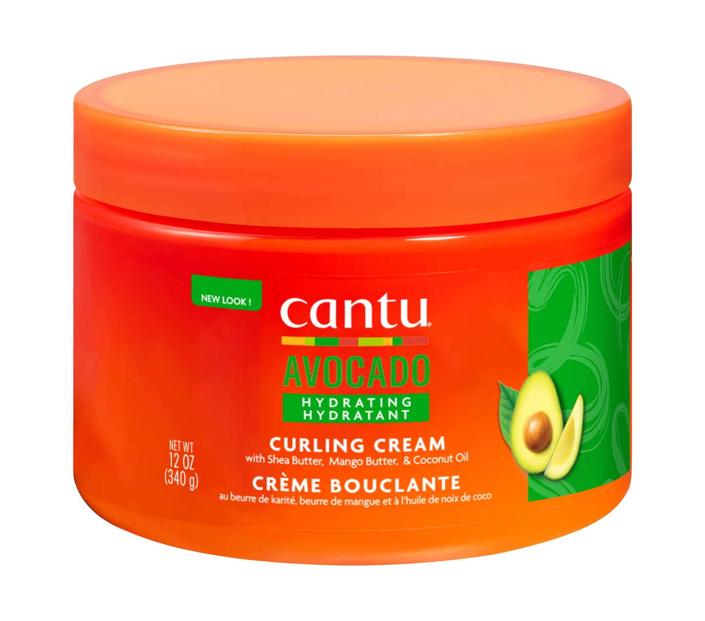 Cantu Avocado Silicone-free Hydrating Curling Hair Styling Cream with Shea Butter, 12 Ounce Beauty & Personal Care Cantu
