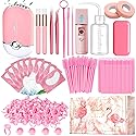 Eyelash Extension Supplies USB Air Conditioning Blower Facial Mister Lash Tweezers Mirror Mascara Brush Lash Shampoo Brush Bottle Silicone Pad Glue Beauty & Personal Care QUKLOGEN