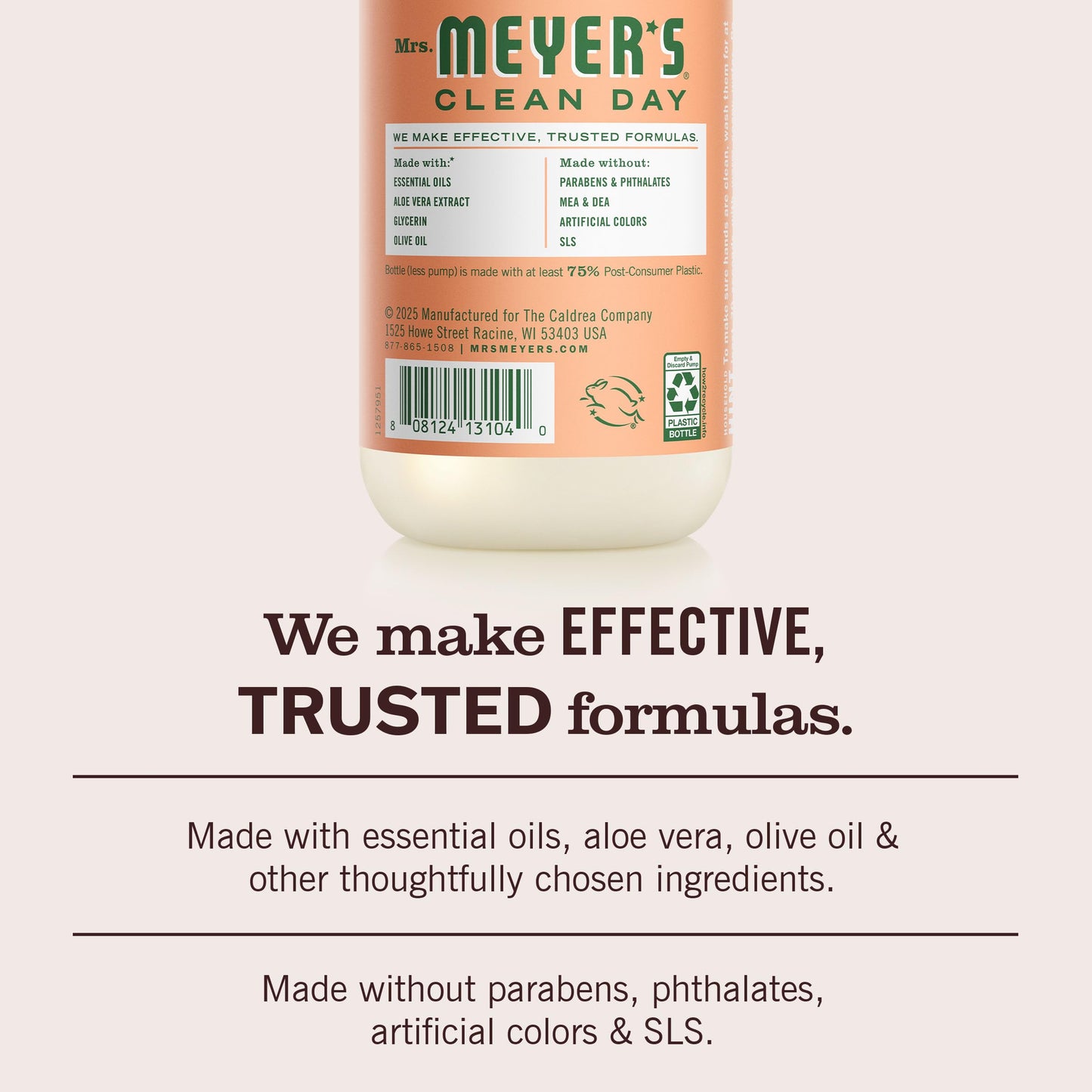 MRS. MEYER'S CLEAN DAY Hand Soap, Geranium Scent, 12.5 Fl Oz Bottle Beauty & Personal Care Mrs. MEYER'S