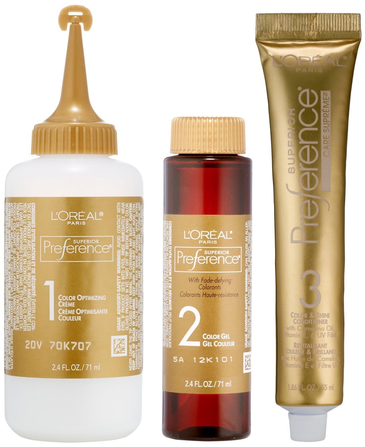 Superior Preference Fade-Defying Color and Shine System, Level 3 Permanent, Dark Brown/Natural 4 Beauty & Personal Care L'Oreal Paris