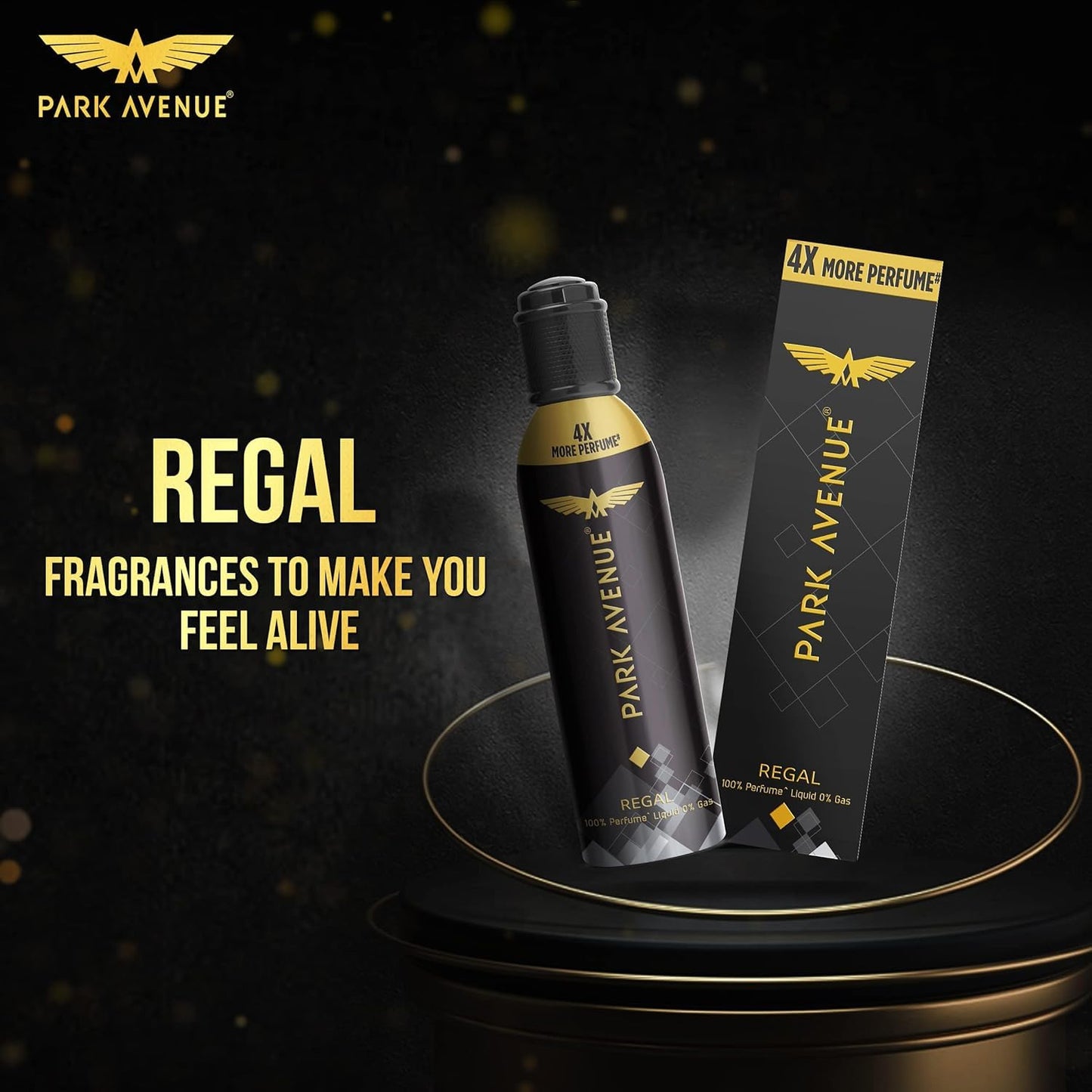 Park Avenue Impact Perfumed Deodorant for Men, Regal, 150 ml Beauty and Personal Care PARK AVENUE