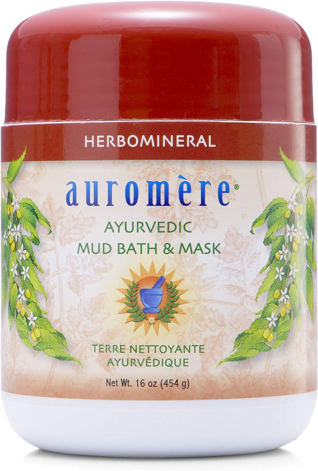 Auromere Ayurvedic Indian Healing Clay Mask for Natural Skin Care - Exfoliating Body Scrub and Facial Mask for Skin and Face Care - Mud Mask Unclogs Beauty & Personal Care Auromere