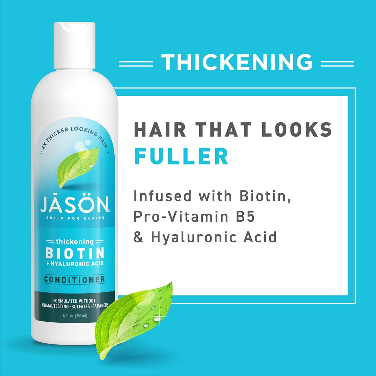 Jason Thickening Biotin Conditioner, 12 Oz