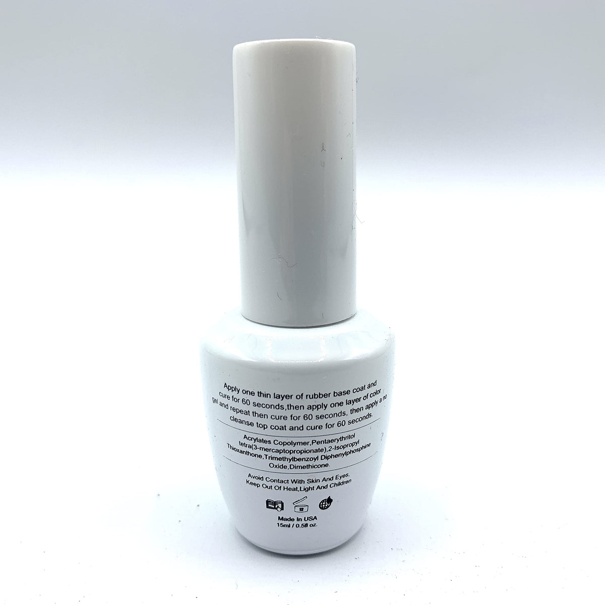Pyramid Professional Gel Soak Off UV/LED Gel Top Base Coat Nail Polish Manicure Lacquer Matte Velvet Chrome Rubber Base (Base Coat 0.5oz)