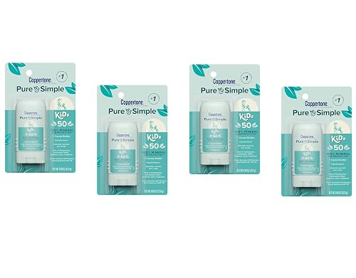 Coppertone Kids Sunscreen Stick Broad Spectrum SPF 50.46 Ounces Each (4) Beauty & Personal Care Coppertone