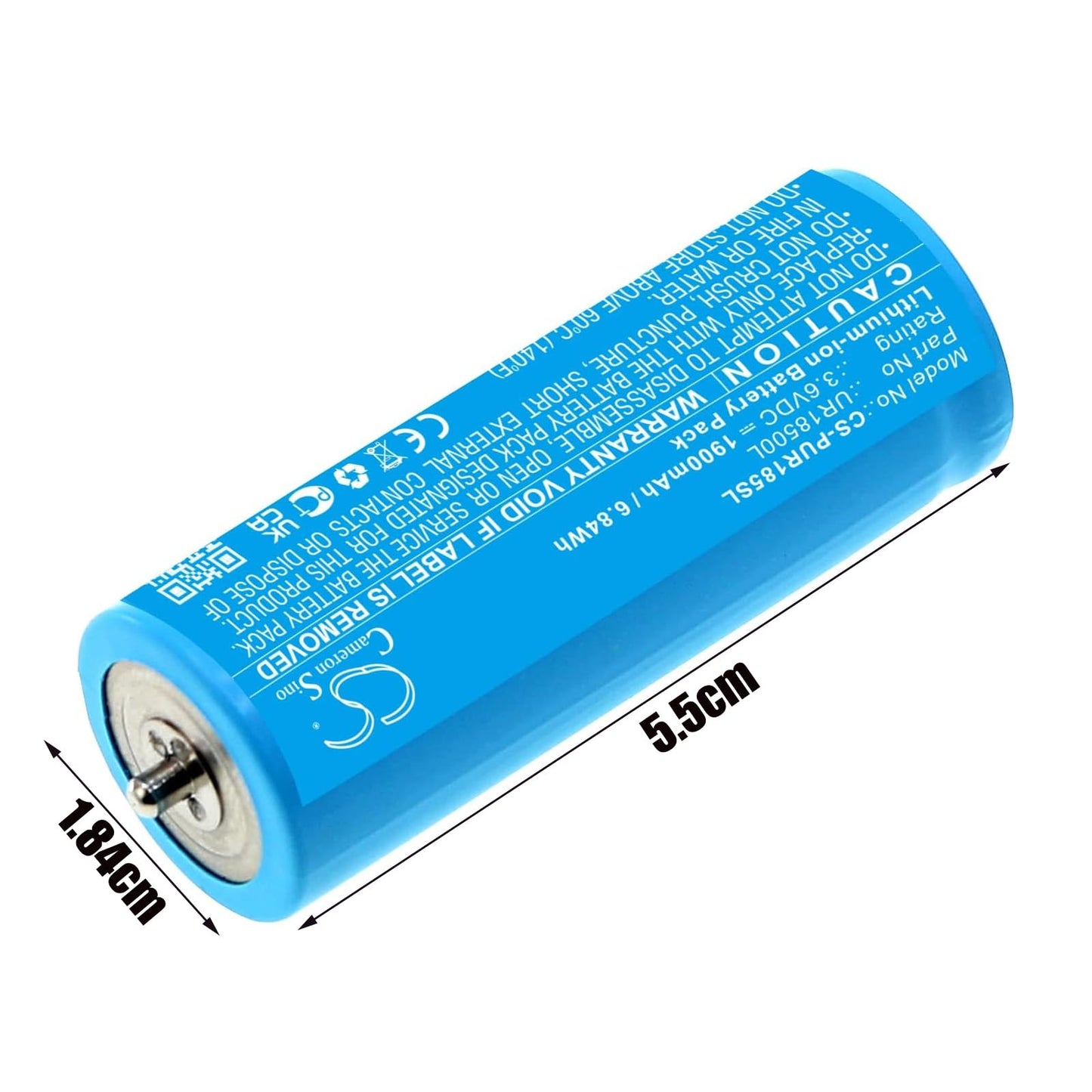 1900mAh Replacement Battery for Braun 3018765, Rasierer Series 7, 2011, 2012, 5375, 5375 Silk-epil, 5377, 5377 Silk-epil, 5671, 5671 Silk-epil, 5673 Beauty and Personal Care Cameron Sino