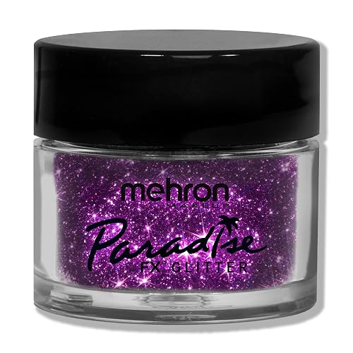 Mehron Makeup Paradise Glitter FX | Professional Cosmetic for Makeup & Art | Vibrant & Shimmering Loose Glitter .25 oz (7 g) (Fuchsia) Beauty & Personal Care Mehron