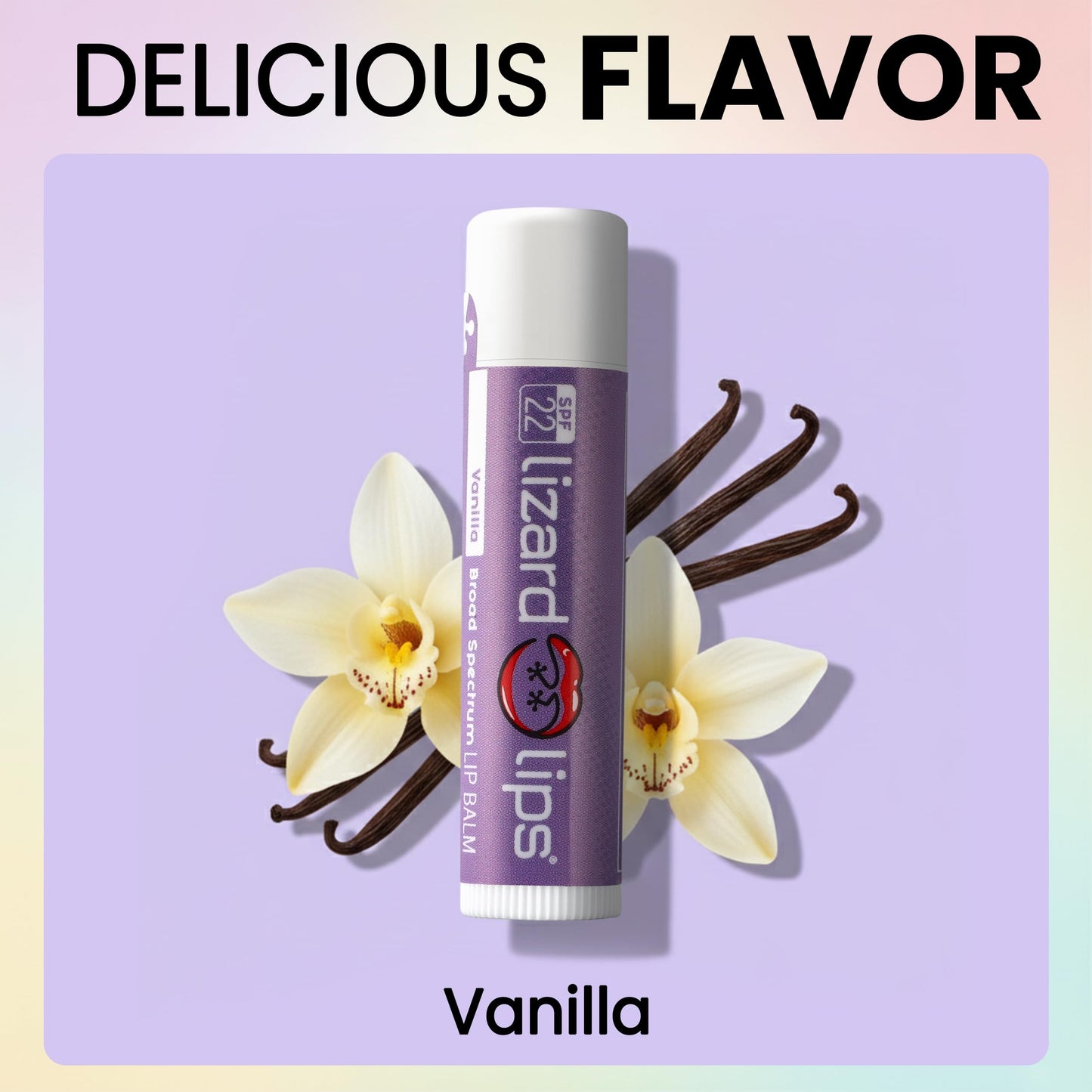Lizard Lips SPF 22 Lip Balm - Original Vanilla 4 Pack (4) Beauty & Personal Care Lizard Lips