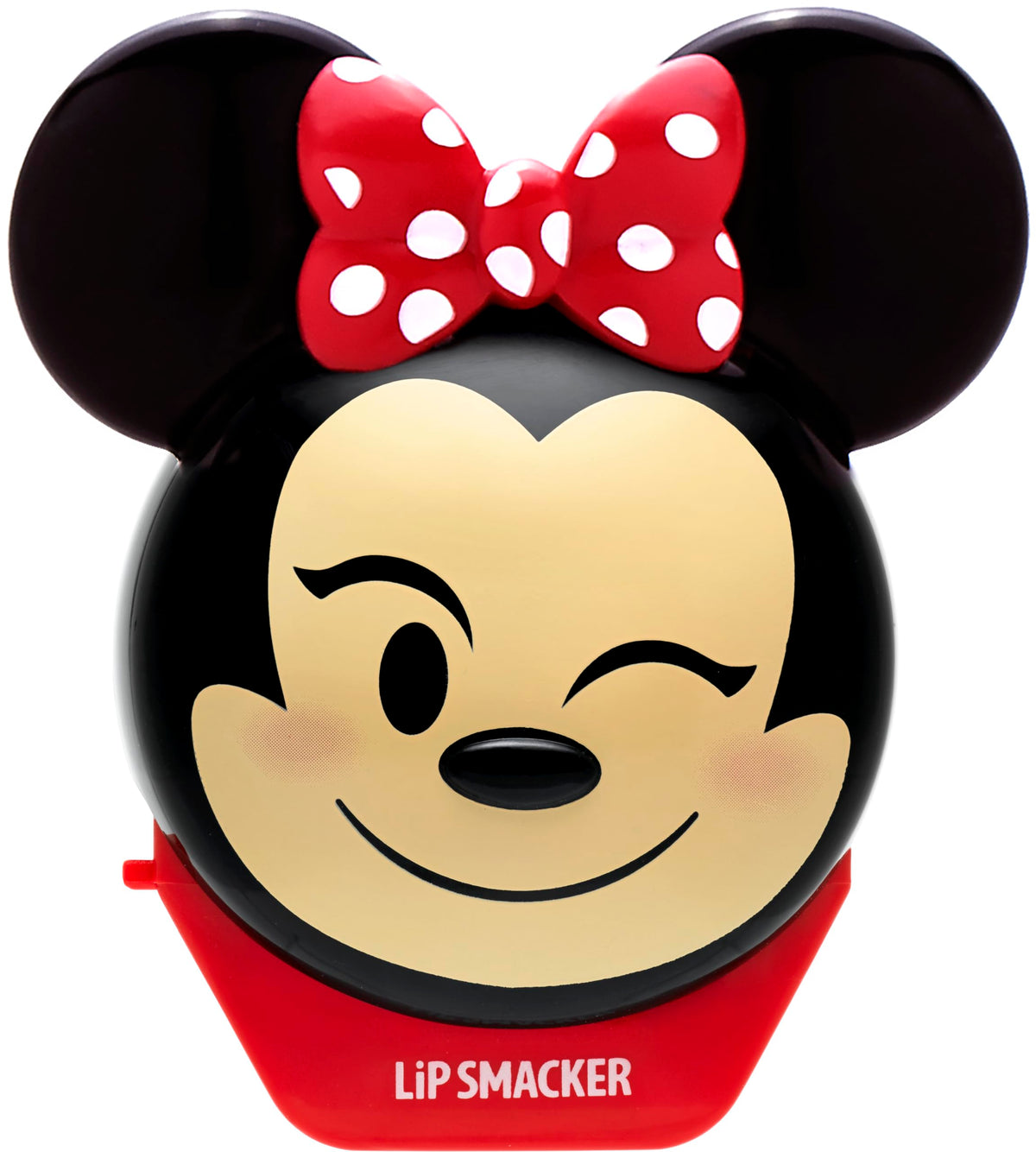 Lip Smacker Disney Minnie Mouse Emoji Lip Balm, Strawberry Lemonade Flavored, Clear, For Kids Beauty & Personal Care Lip Smacker