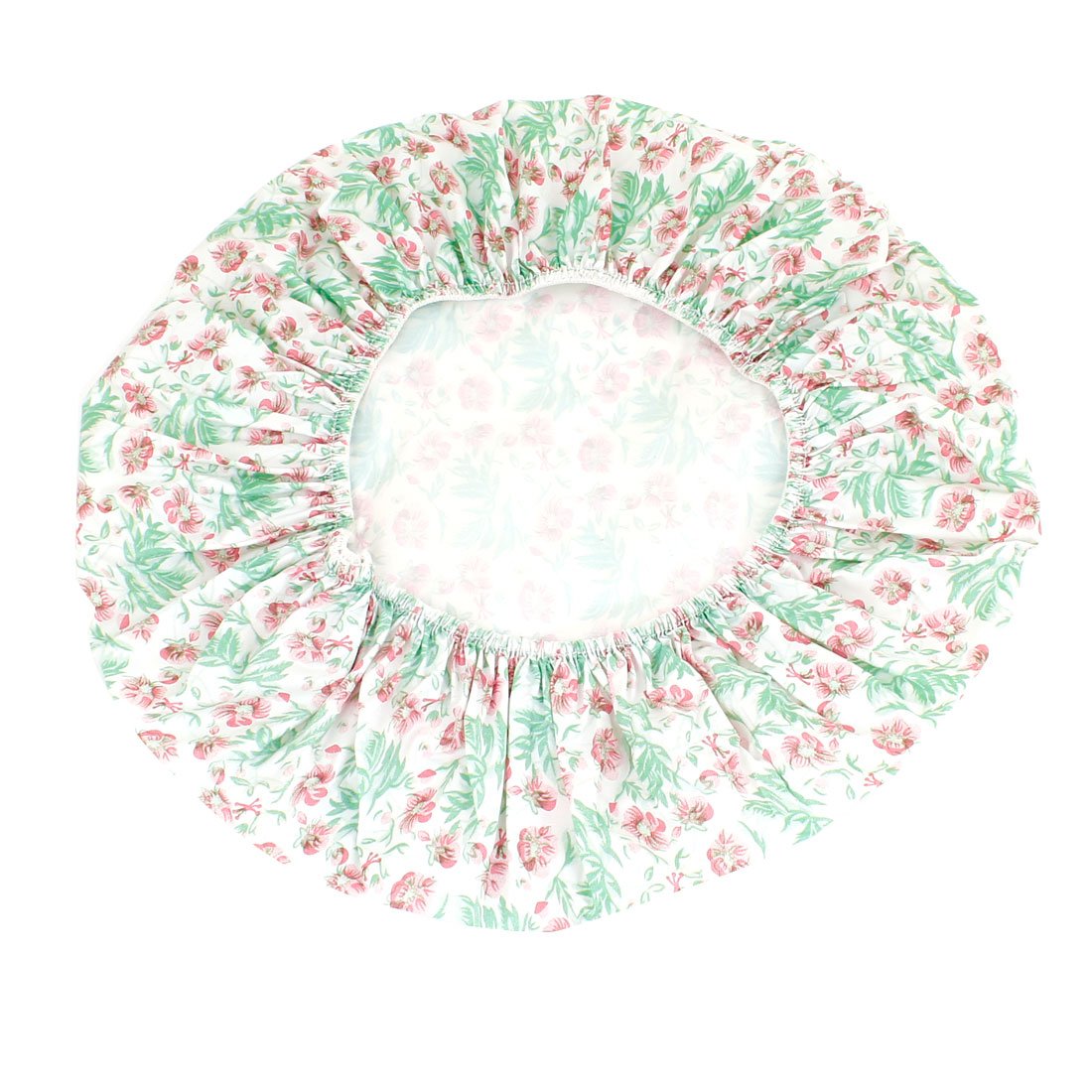 Ruilogod Floral Leaf Pattern Shower Cap 2 Pcs Pink Green White (id: ea9 dda f56 795 7eb Beauty and Personal Care Ruilogod