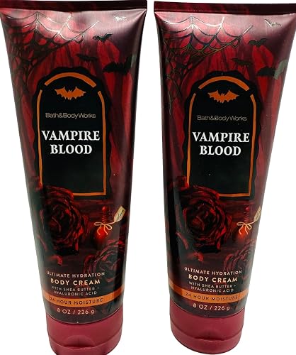 Bath & Body Works Vampire Blood Ultimate Hydration Body Cream 8 Ounces Pack of 2 Beauty & Personal Care Bath & Body Works