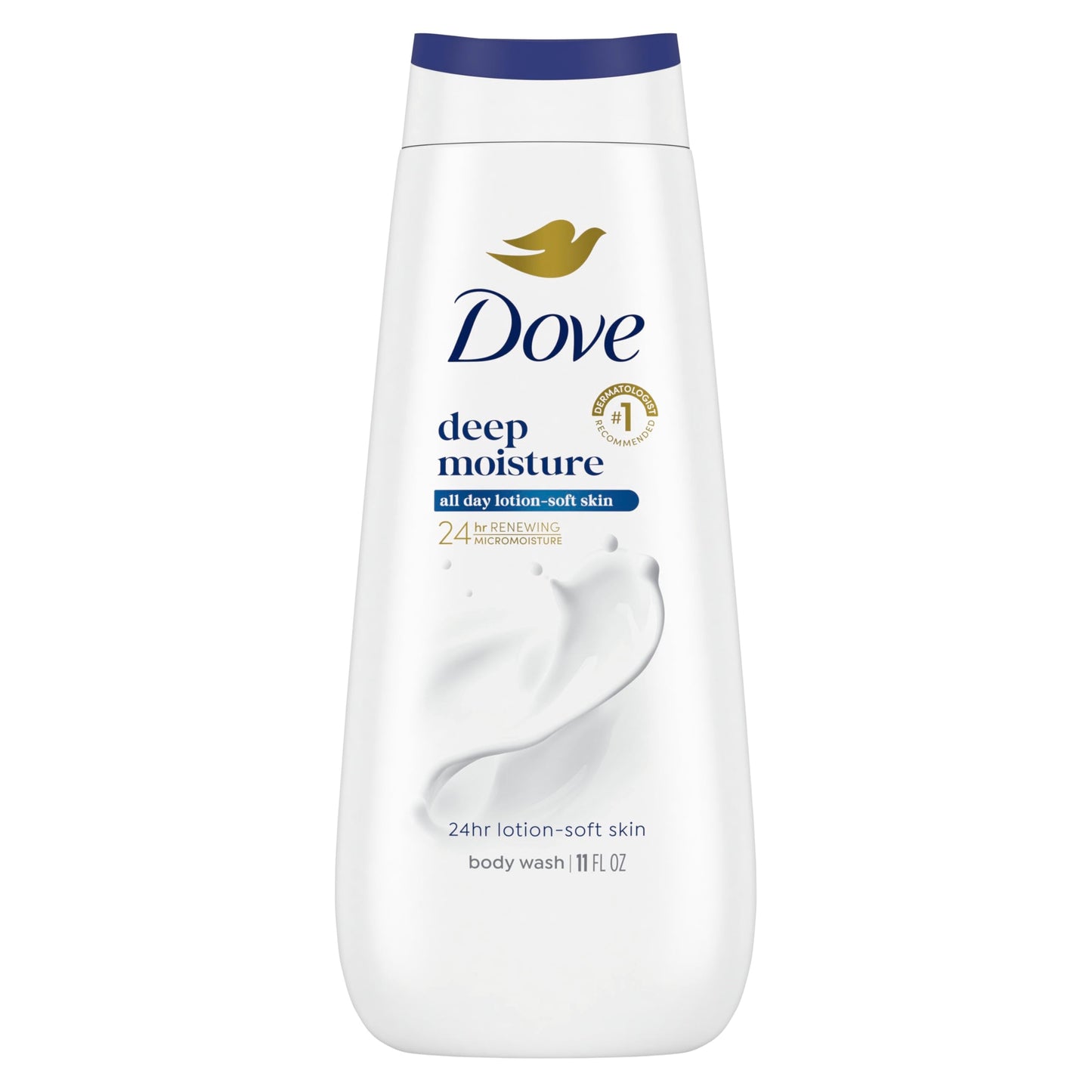 Dove Body Wash Deep Moisture for 24hr Lotion-Soft Skin Moisturizing Skin Cleanser with No Sulfates No Parabens 11 oz Beauty & Personal Care Dove