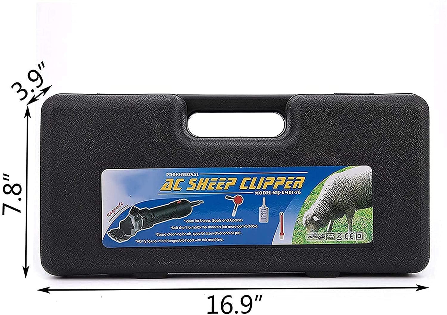 GagalU Hair Grooming Trimmer Sheep Shearer Electric Clippers Shearing Machine for Sheep Powerful and at The Same Time Quiet Motor for Easy Clean Beauty and Personal Care GagalU