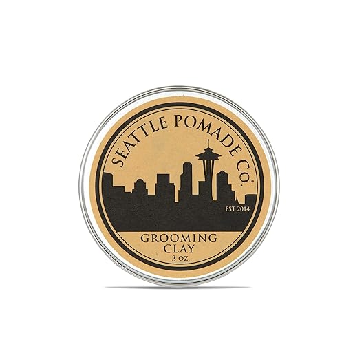 Seattle Pomade Co. Grooming Clay for Hair - USDA Certified, With Organic Essential Oils, Beeswax Based. Made with organic materials from around the Beauty & Personal Care SEATTLE POMADE CO. EST 2014 HANDMADE IN SEATTLE, WA POMADE