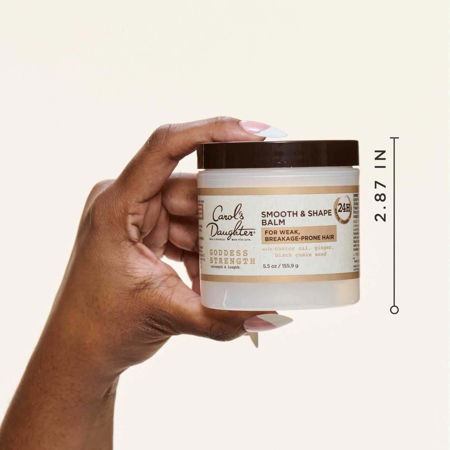 Carol's Daughter Goddess Strength Smooth and Shape Hair Balm, Hair Cream for Weak, Breakage-Prone Split Ends, 5.5 Fl Oz Beauty & Personal Care Carol's Daughter