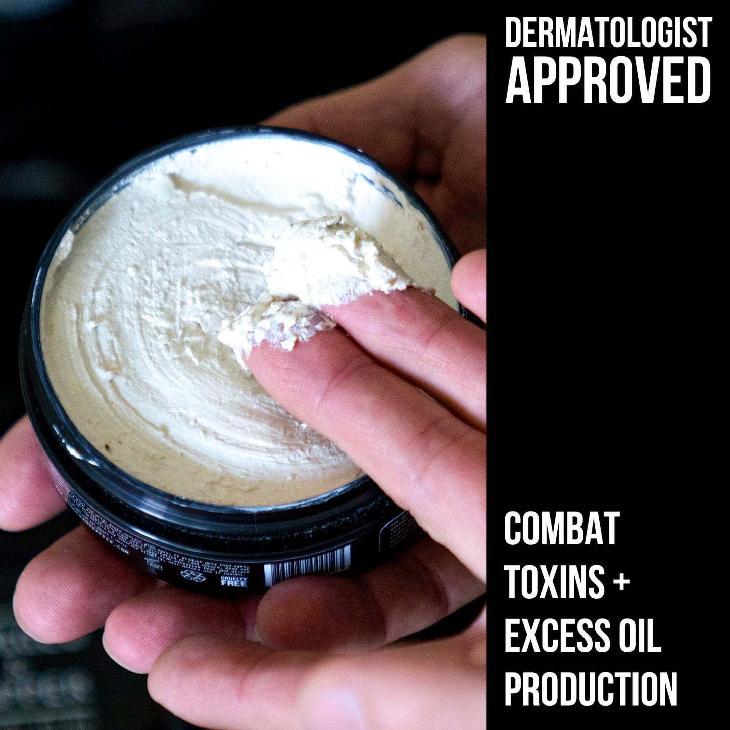 RUGGED & DAPPER - Premium Face Mask for Men - Deep Pore Cleansing Treatment - Fights Blackheads + Acne + Excess Oil - USA Made with Natural Kaolin Beauty & Personal Care RUGGED & DAPPER