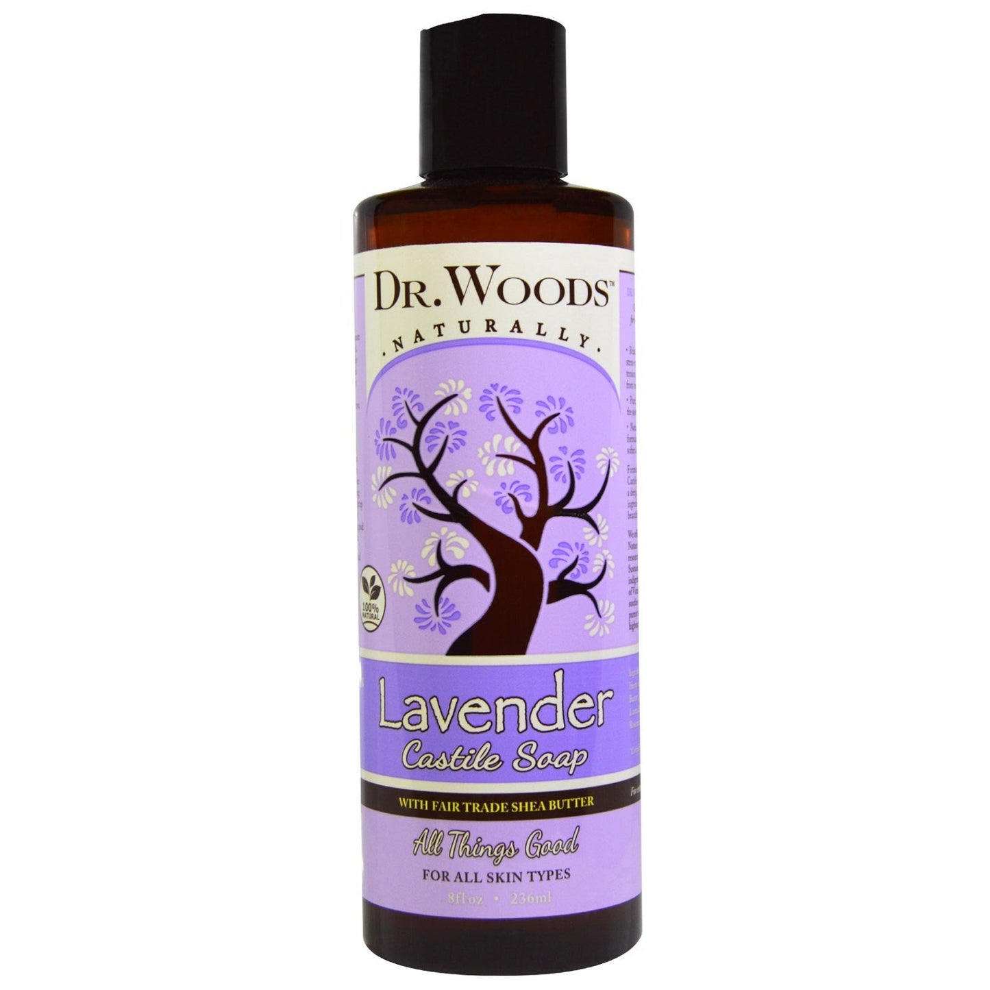 Dr. Woods Shea Vision Pure Castile Soap Lavender with Organic Shea Butter - 8 fl oz Beauty & Personal Care Dr. Woods