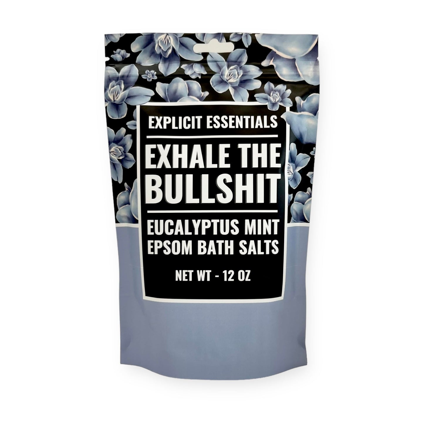 Explicit Essentials Eucalyptus Mint Epsom Bath Salts, Relaxing Aromatherapy Blend, 12 oz Beauty and Personal Care Explicit Essentials