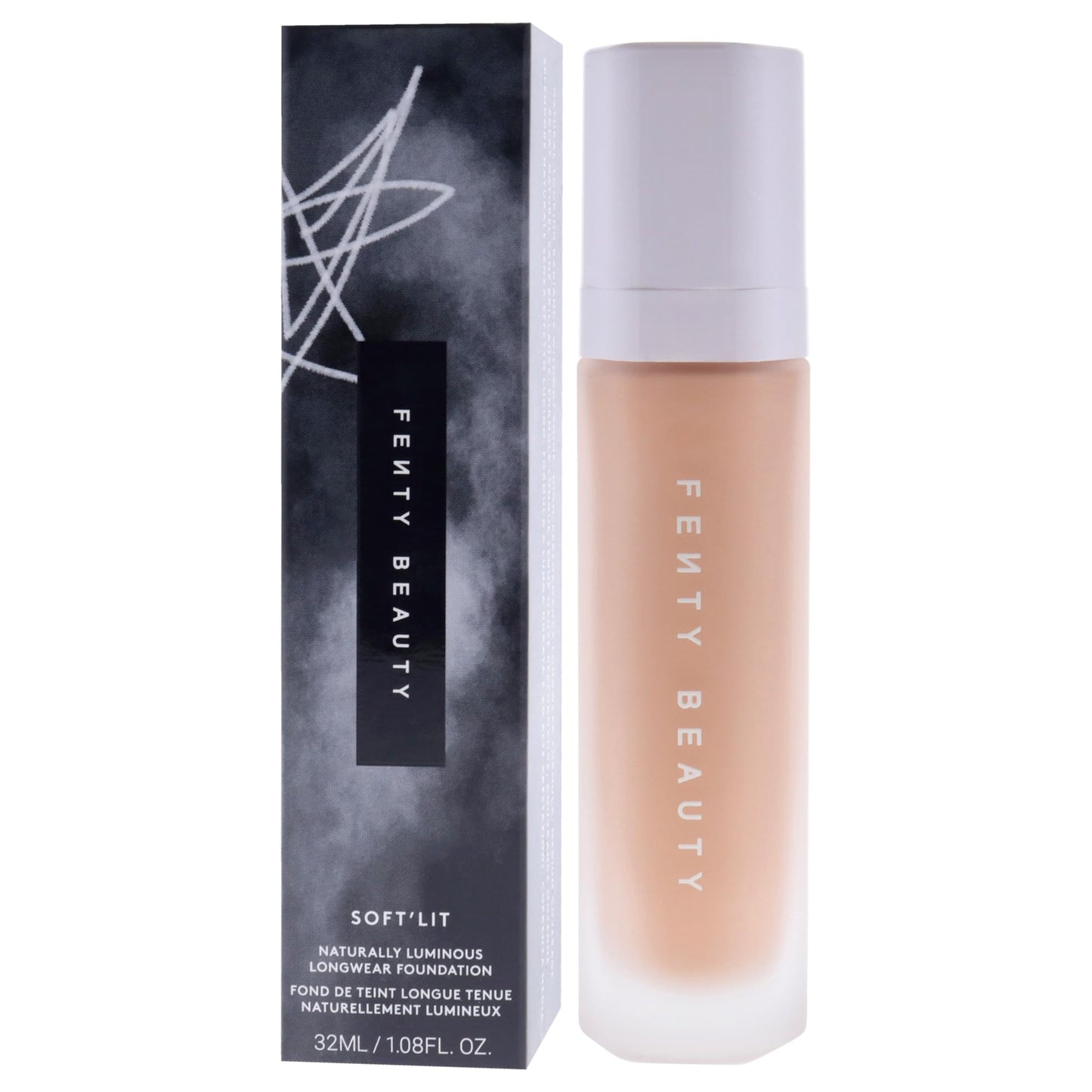 Soft Lit Naturally Luminous Longwear Foundation - 240 Light Medium Warm Golden by Fenty Beauty for Women - 1.08 oz Foundation Beauty & Personal Care FENTY BEAUTY