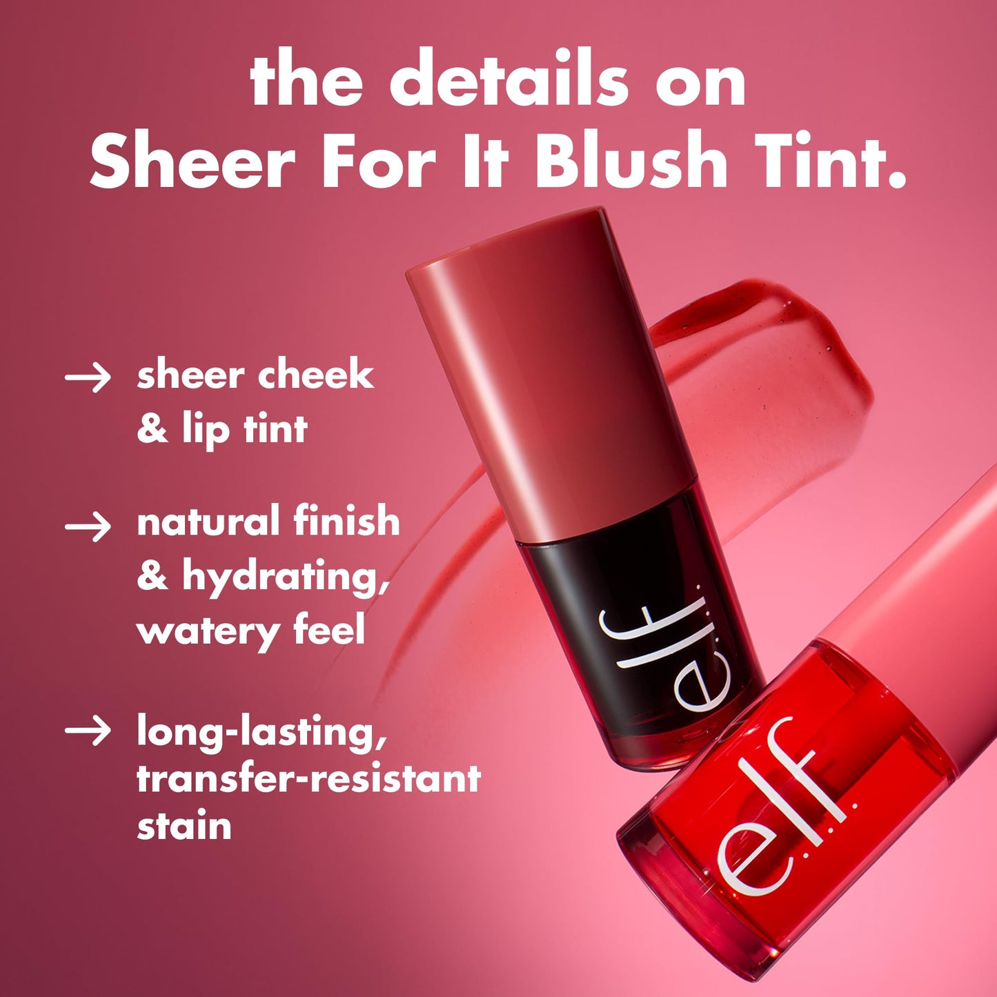 e.l.f. Sheer For It Blush Tint, Multi-Use, Long-Lasting Lip & Cheek Makeup, Creates A Natural Flush Finish, Vegan & Cruelty-Free, Maple Latte Beauty and Personal Care e.l.f.