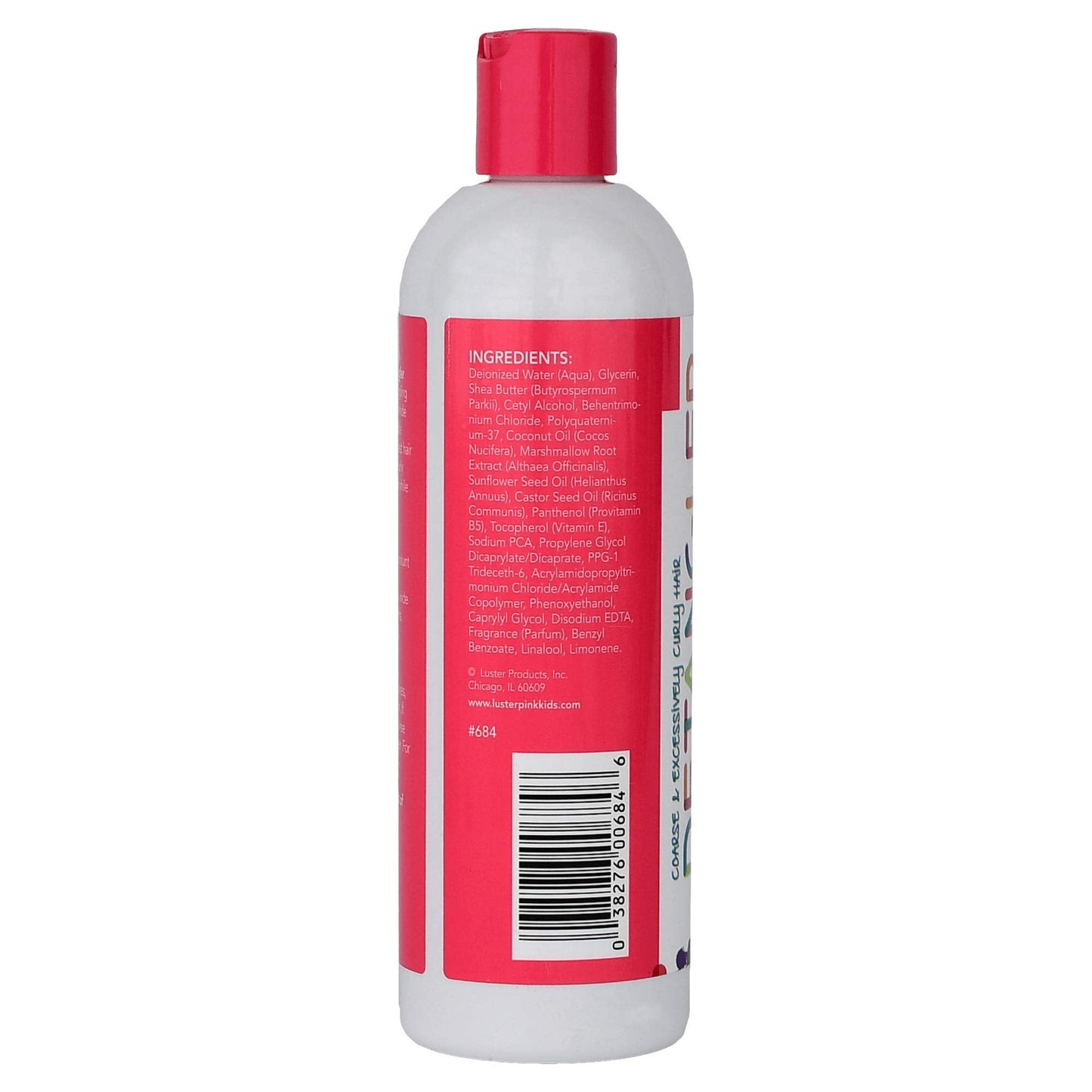 Luster's Pink Kids Easy Comb Detangler, 12 Ounce Made with Castor Oil, Coconut Oil and Shea Butter. Beauty & Personal Care Luster's