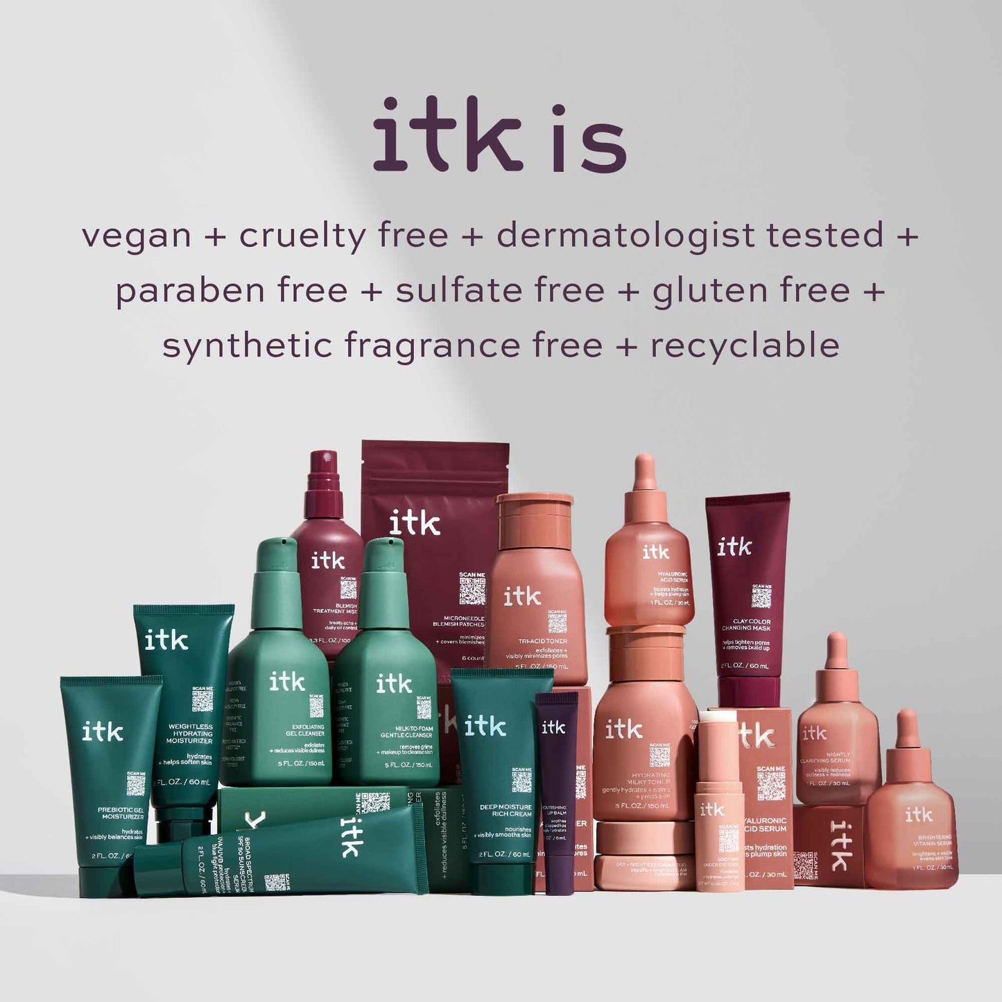 ITK Skincare Deep Moisture Anti Aging Face Cream With Hyaluronic Acid + Ceramides + Shea Butter For Nourishing Rich Hydration - Reduce Fine Lines + Beauty & Personal Care ITK