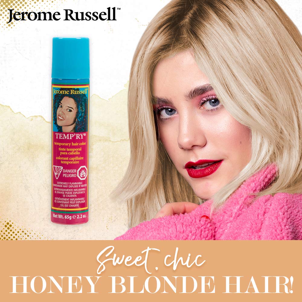 Jerome Russell Temporary Spray, Honey Blonde 2.2 oz (Pack of 2) Beauty & Personal Care Jerome Russell