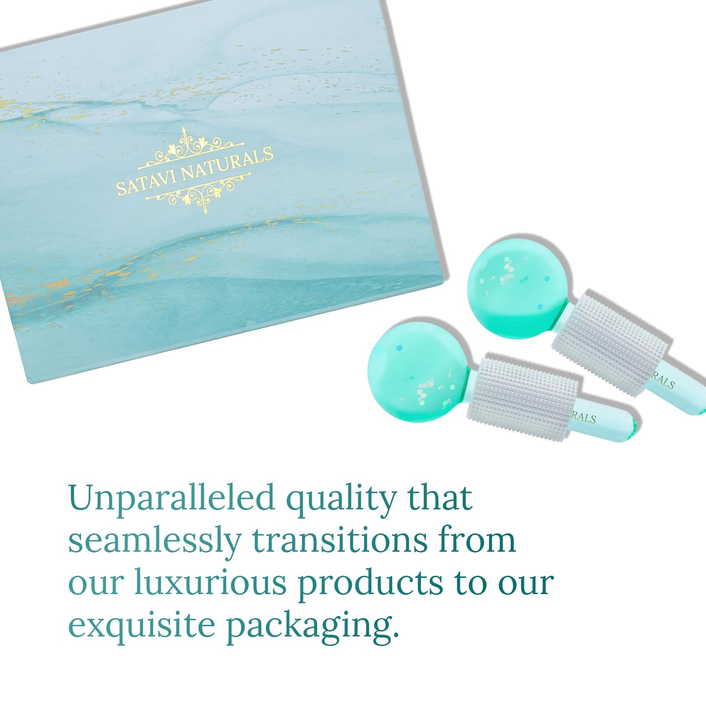 Satavi Naturals Beauty Ice Globes (Heat-Resistant & Freezer-Safe) Luxurious Facial Tools for Radiant Skin, Enhances Circulation to Tighten Skin Beauty & Personal Care Satavi Naturals
