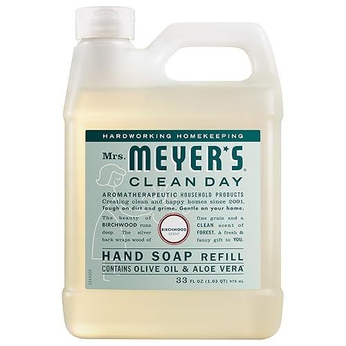 Mrs. MEYER'S CLEAN DAY Hand Soap Refill, Birchwood Scent, 33 Fl Oz Bottle Beauty & Personal Care Mrs. MEYER'S