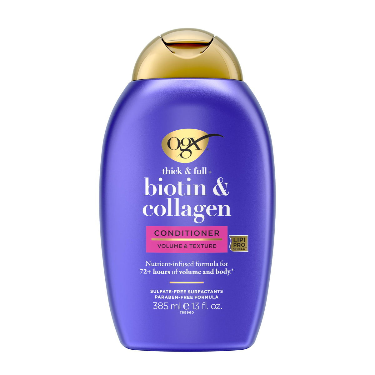 OGX Thick & Full + Biotin & Collagen Volumizing Conditioner, Nutrient-Infused Conditioner with Vitamin B7 Biotin Gives Hair Volume & Body for 72+ Beauty & Personal Care OGX