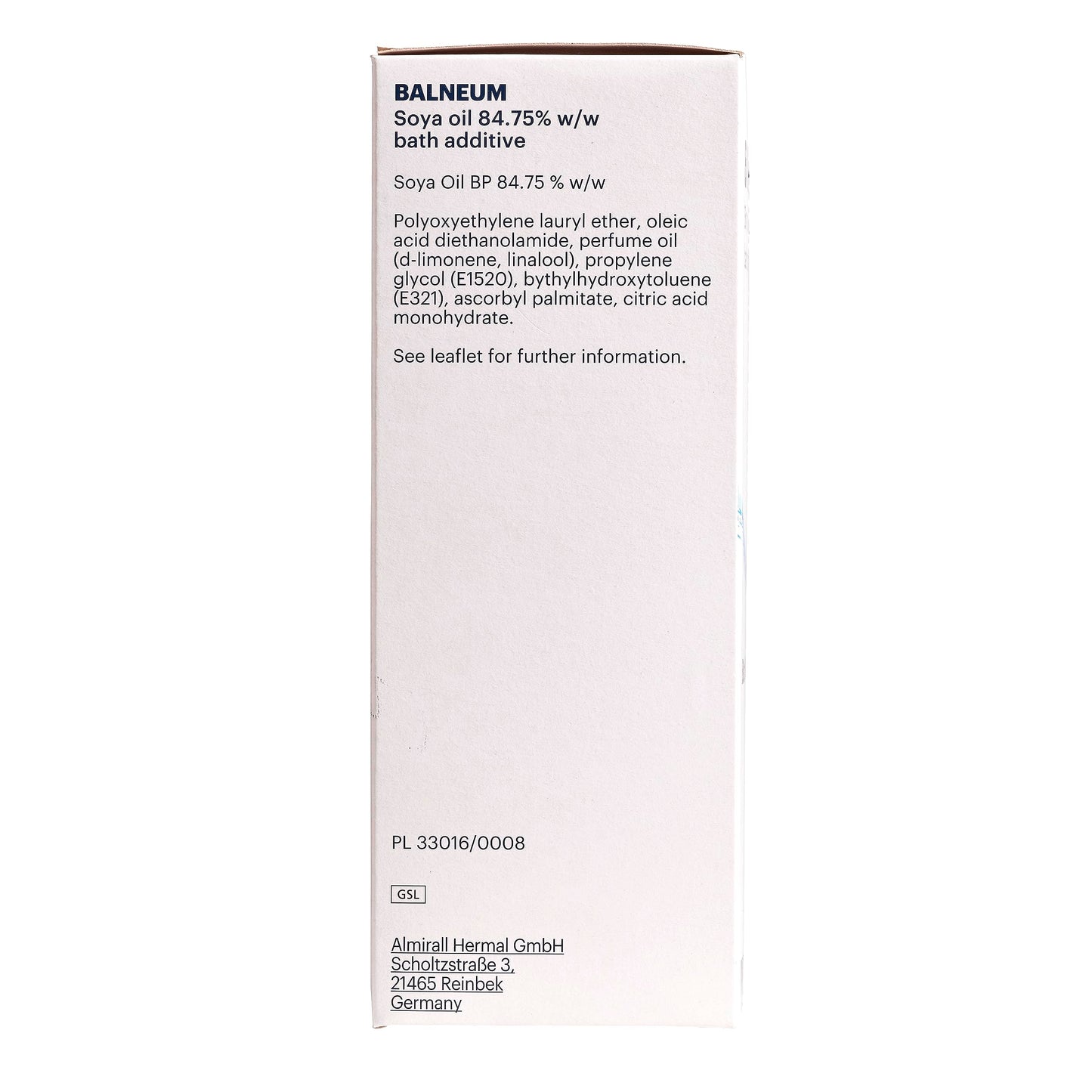 Balneum Bath Oil 500ml Beauty and Personal Care Balneum