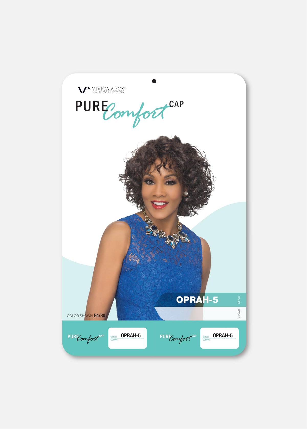 Vivica A. Fox Oprah-5, Futura Synthetic Heat Resistant Fiber, Pure Comfort Cap, Loose and Medium mixed Spiral Curl Full Wig (613 Platinum Blonde)