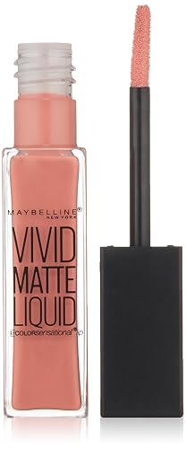 Maybelline New York Color Sensational Vivid Matte Liquid Lipstick, Nude Flush, 0.26 fl. oz. Beauty & Personal Care MAYBELLINE