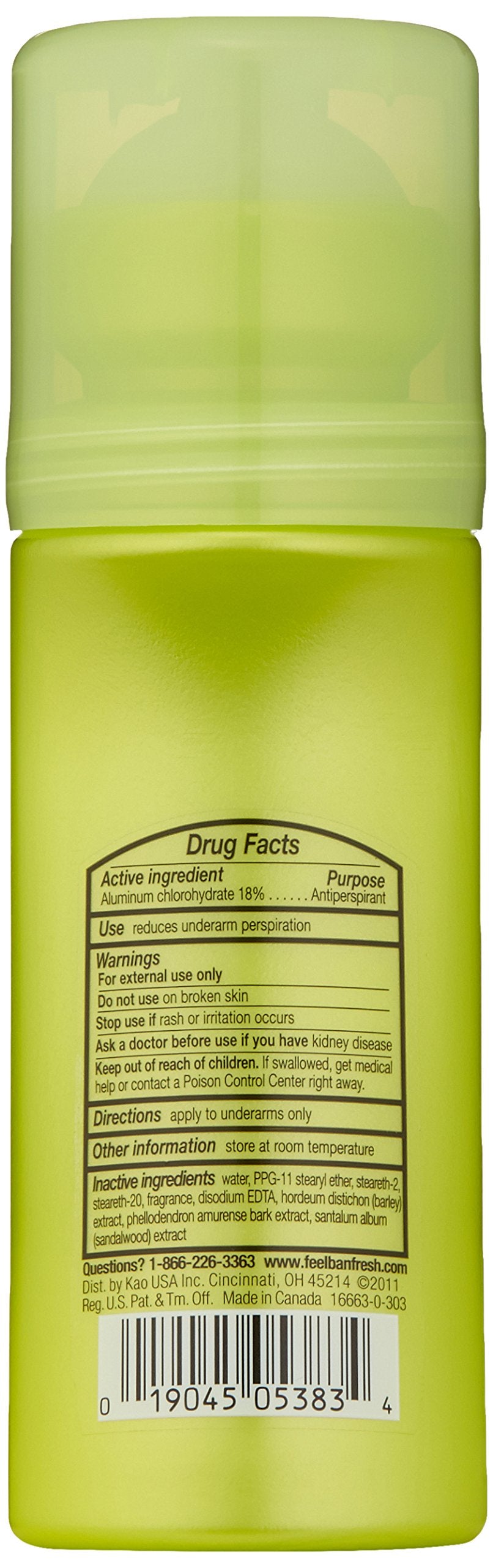 Ban Roll-On Antiperspirant Deodorant, Powder Fresh, 3.5-Ounce (Pack of 3) Beauty and Personal Care Ban