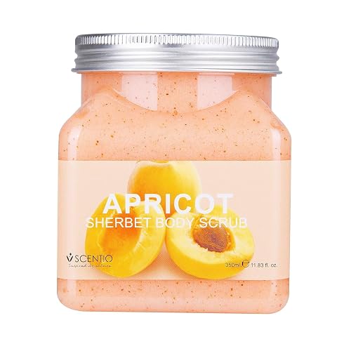 SCENTIO APRICOT ANTI-AGING SHERBET SCRUB 350 ML. Beauty & Personal Care SCENTIO
