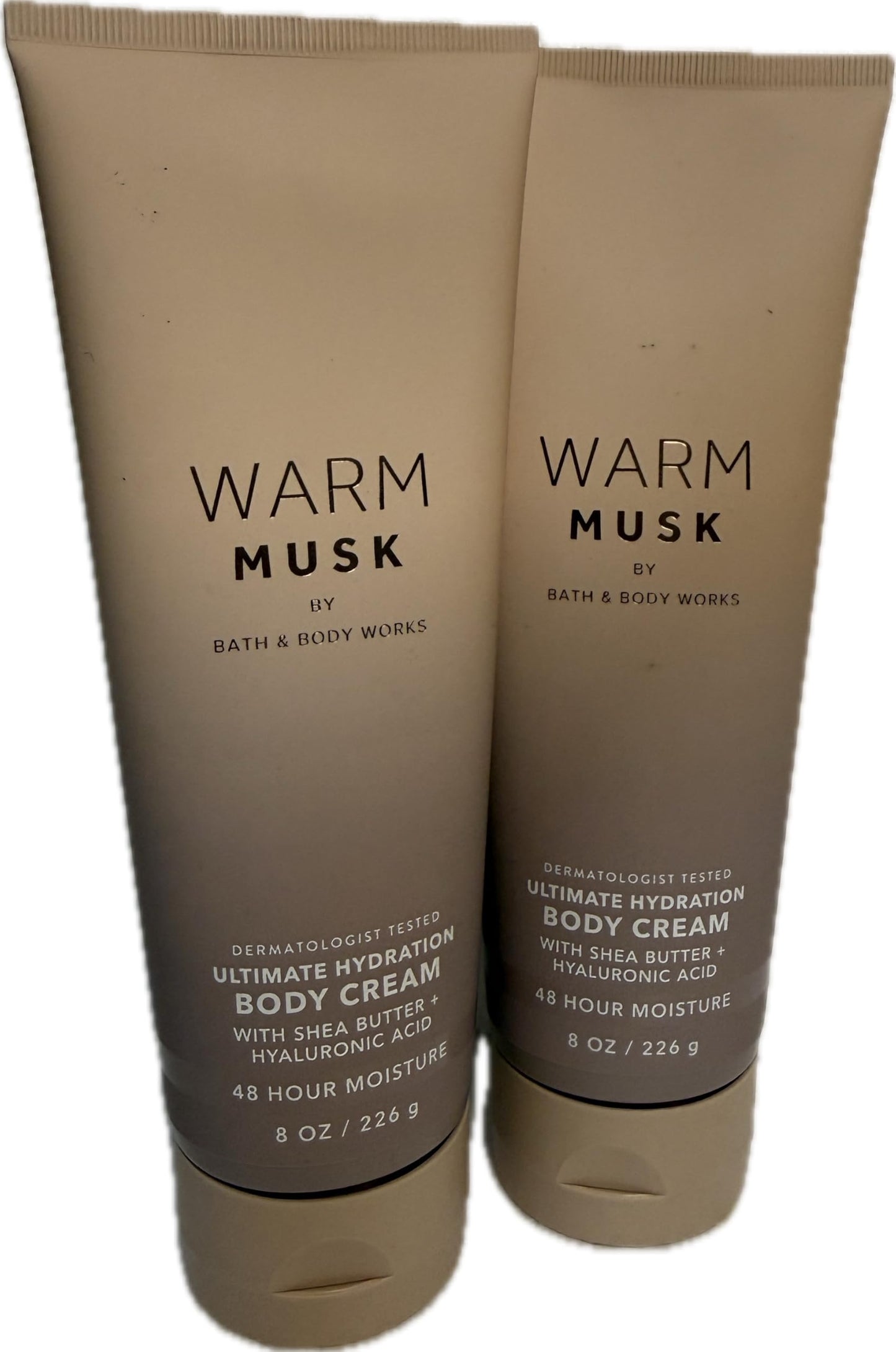 Bath & Body Works Women's Warm Musk Ultimate Hydration Body Cream 8 Ounces Pack of 2 Beauty & Personal Care Bath & Body Works