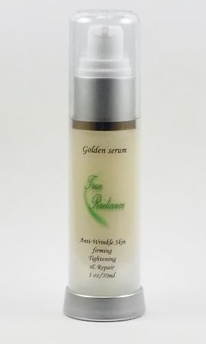 GOLDEN SERUM for Skin tightening, firming and sagging 20% Argireline, DMAE, APT (Red marine Algae), Pepha tight, Hyaluronic acid, Vitamin A (Retinol) Beauty & Personal Care True Radiance