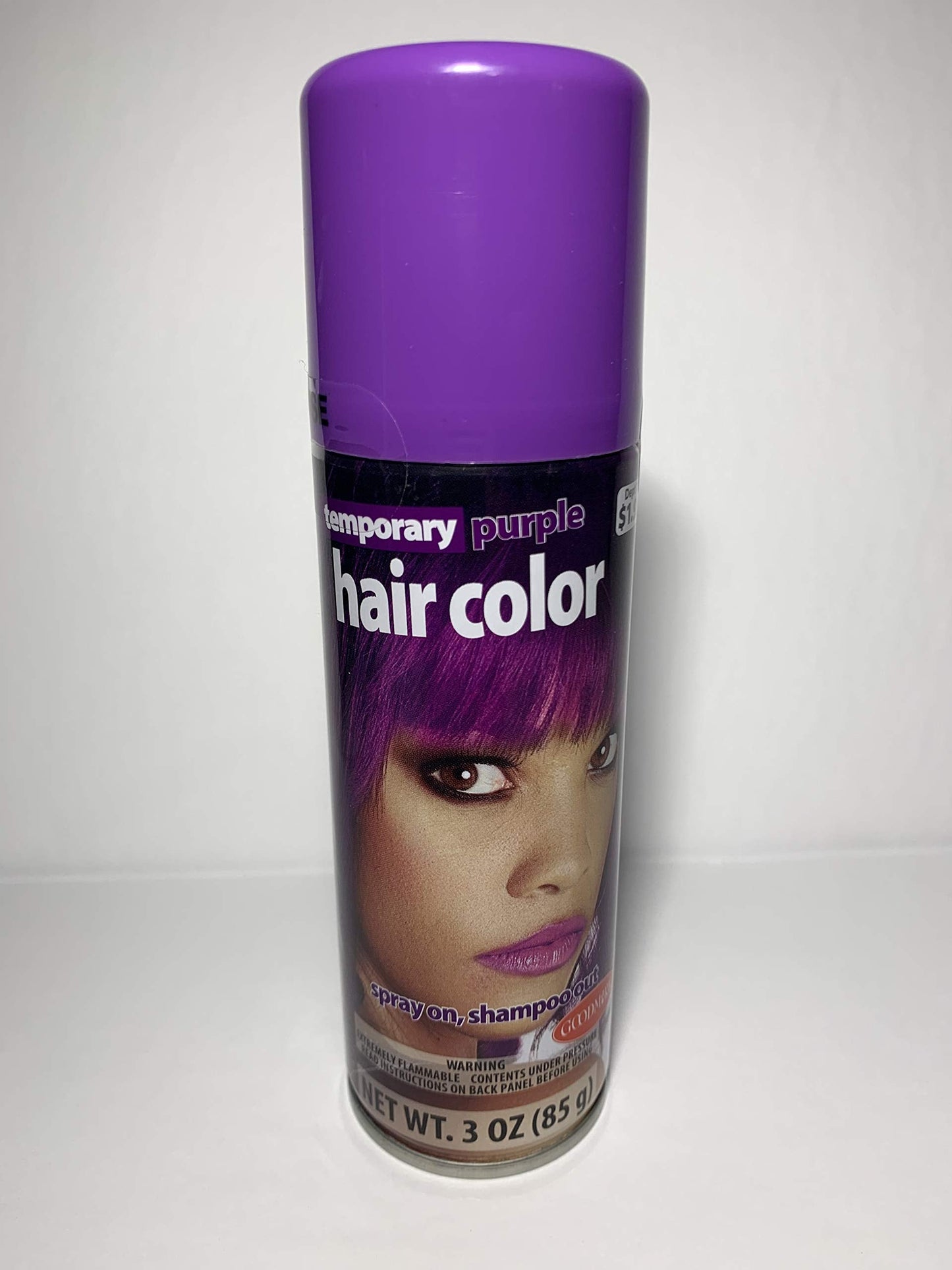 Easy to use Temporary Hair Color - Spray On, Shampoo Out (Purple) Beauty & Personal Care Goodmark