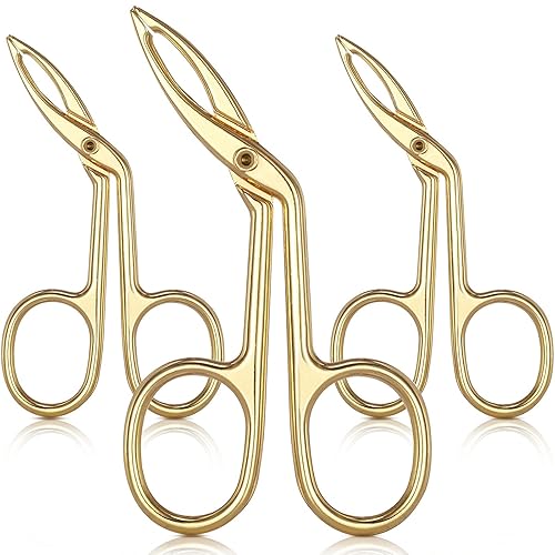 Hicarer 3 Pcs Eyebrow Tweezers Scissor for Women Facial Hair Handle Straight Tip Scissor Shaped Eyebrows Tweezers for Hair Plucker Remover Eyebrows Beauty & Personal Care Hicarer