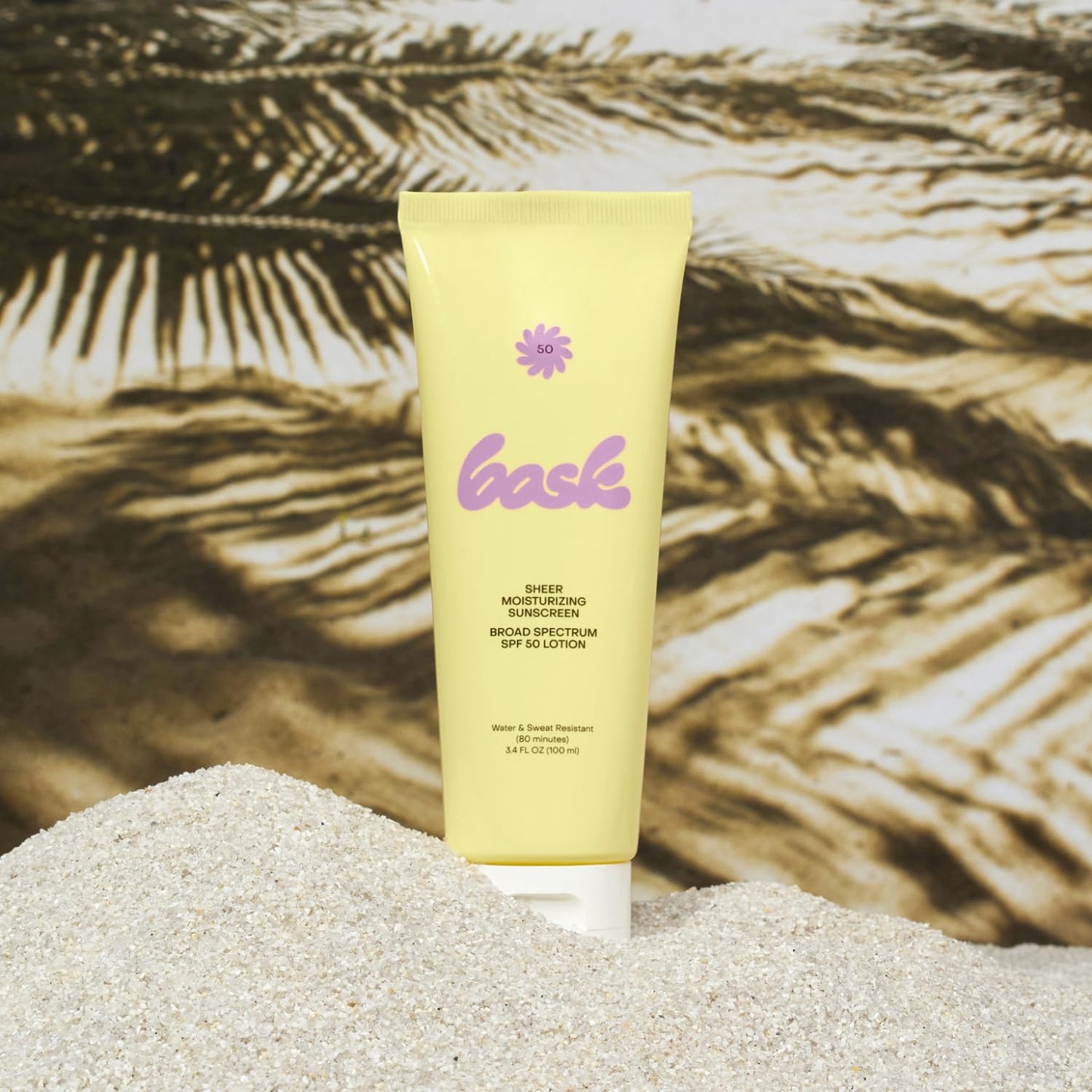 Bask SPF 50 Sheer Moisturizing Sunscreen Lotion - Broad Spectrum UVA/UVB Protection, Dermatologist Recommended, Hydrating, Lightweight & Non-Greasy Beauty & Personal Care Bask